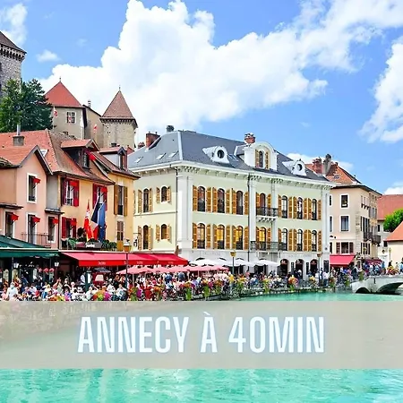 アパート T2 Cosy L Parking L Hyper Centre L 20min De Geneve