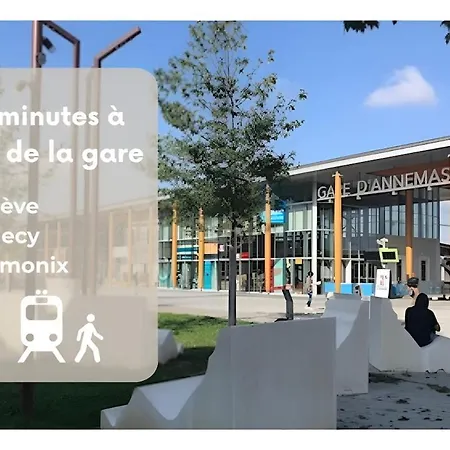 T2 Cosy L Parking L Hyper Centre L 20min De Geneve * アンヌマス